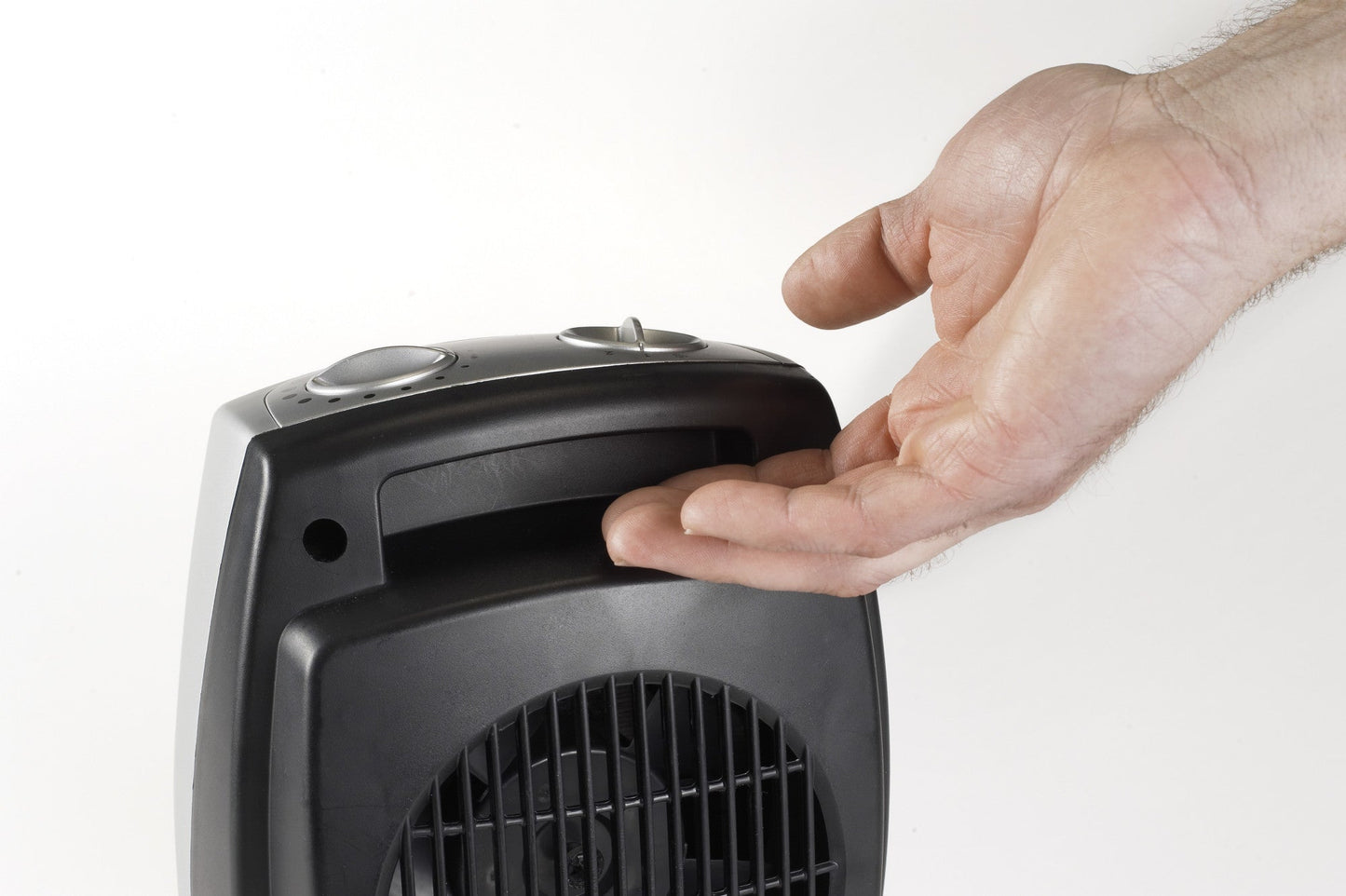 Lasko 1500W Electric Ceramic Space Heater with Adjustable Thermostat, 754200, Silver