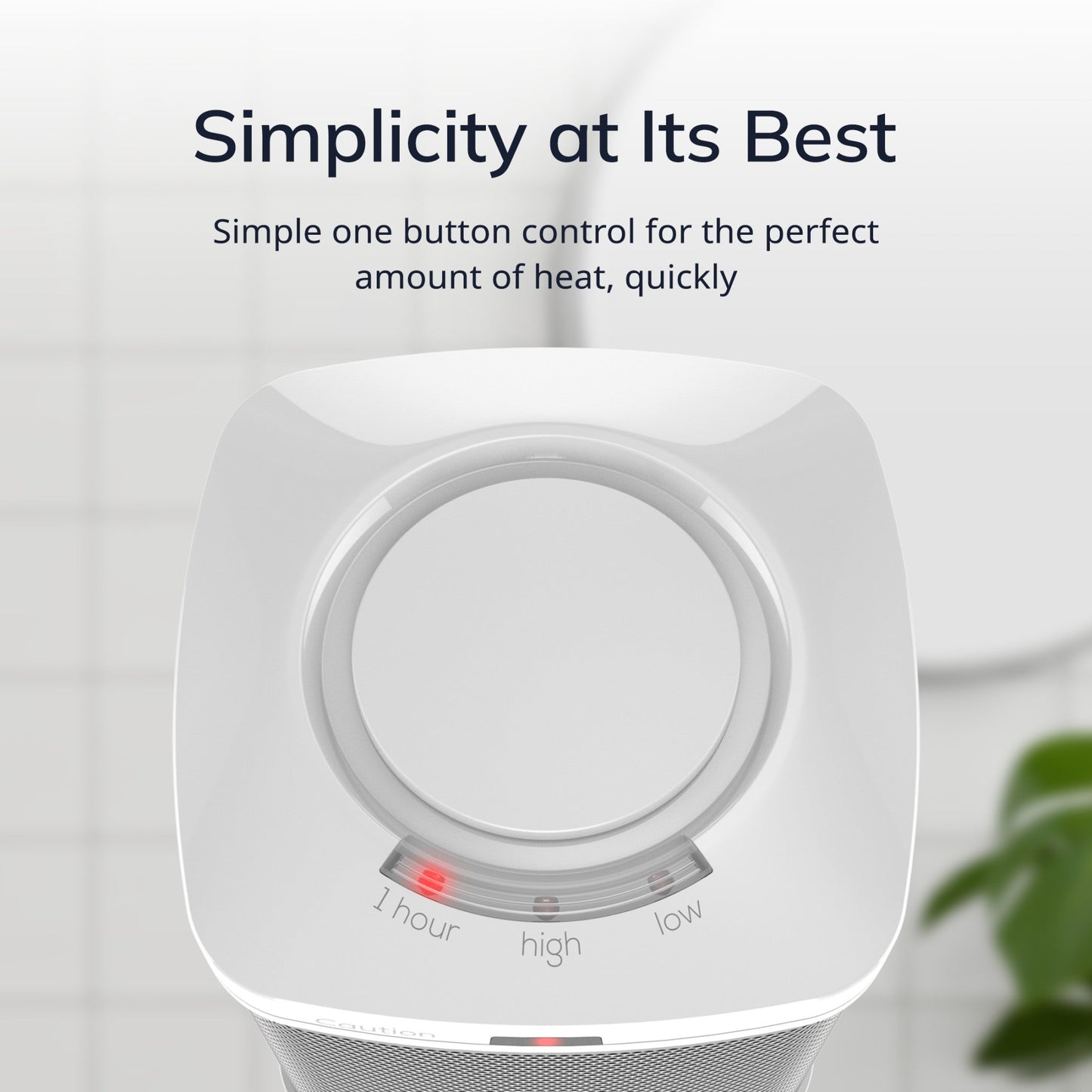 Lasko 1500W Bathroom Space Heater with ALCI Safety Plug and Timer, CD08200, White