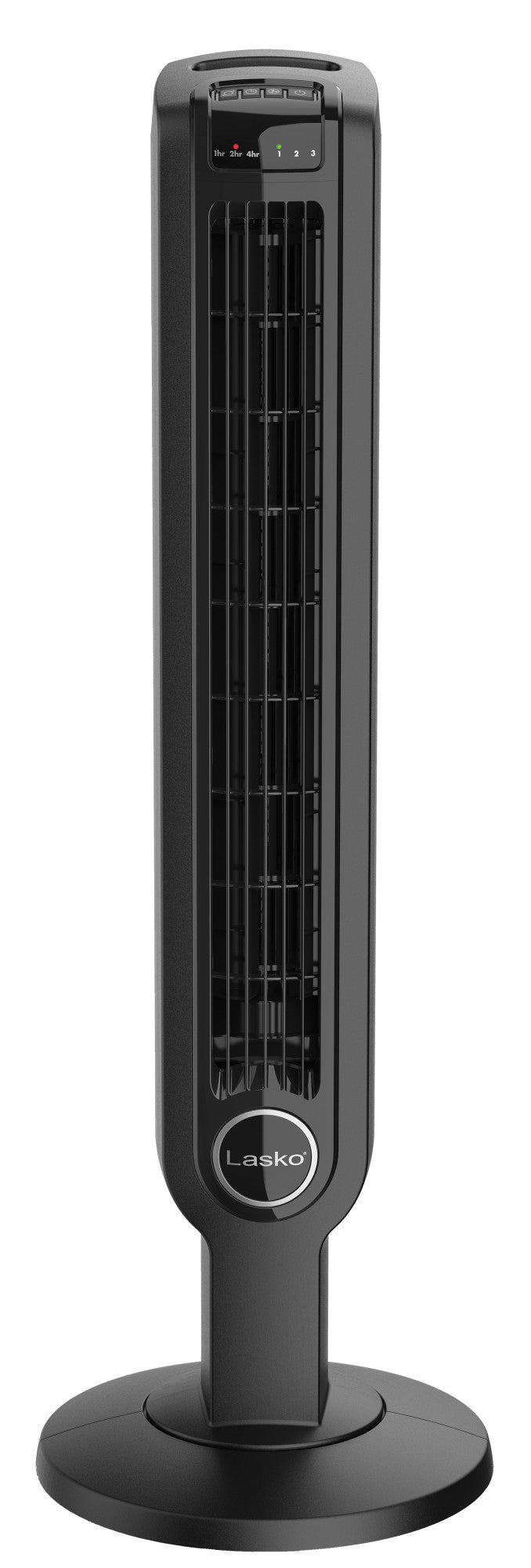 Lasko 3- Speed Oscillating Tower Fan with Timer and Remote, T36211, Black