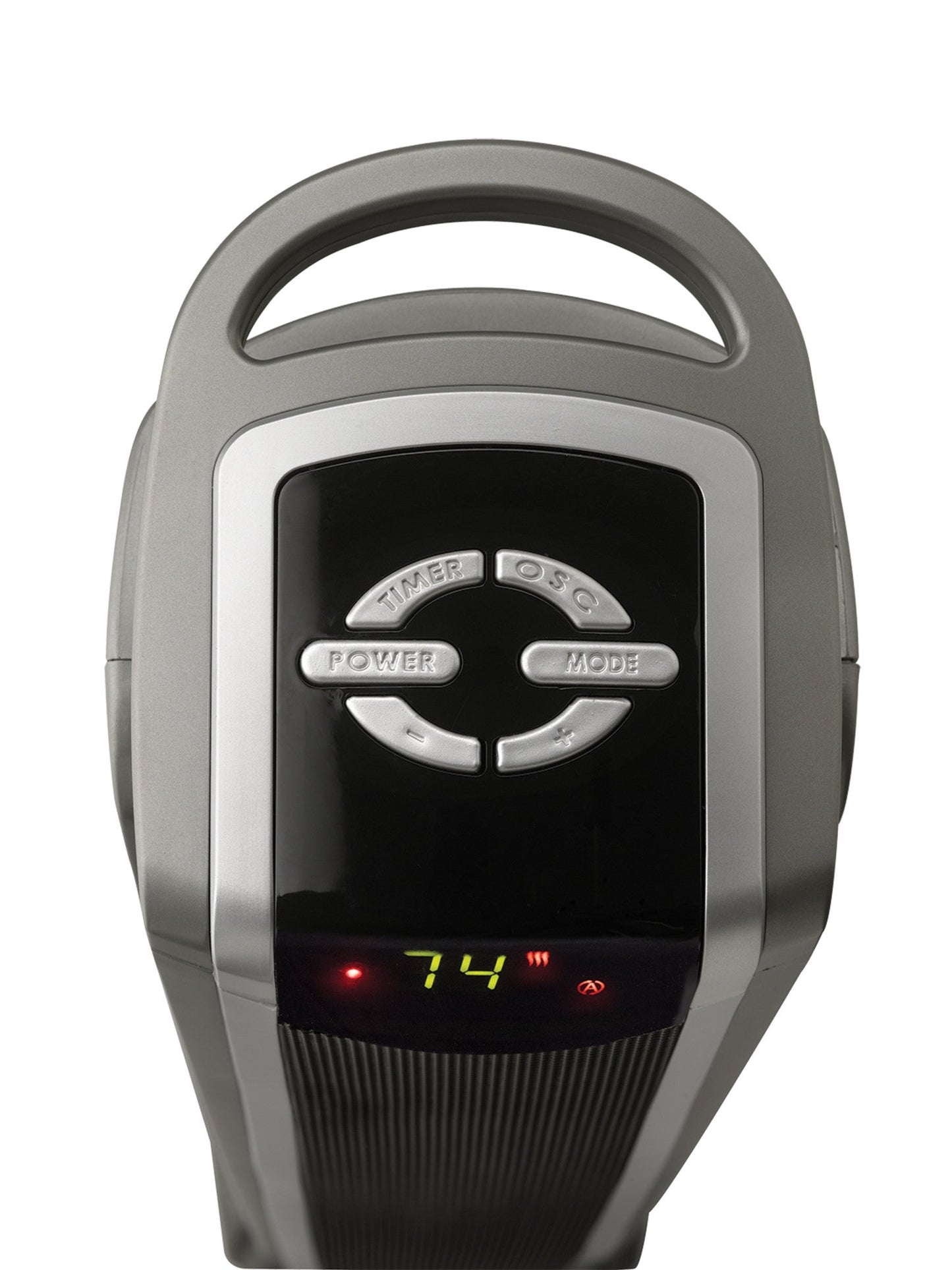 Lasko 1500W Ceramic Tower Space Heater with Logic Center Digital Remote, 5572, Black