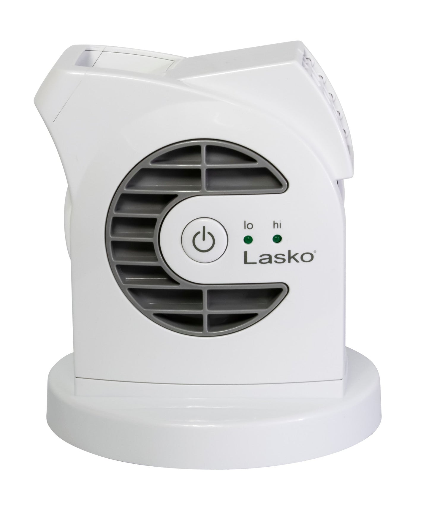 Lasko MyCool Mini USB 2- Speed Desk Fan with USB Cable and AC Adapter, D300, White