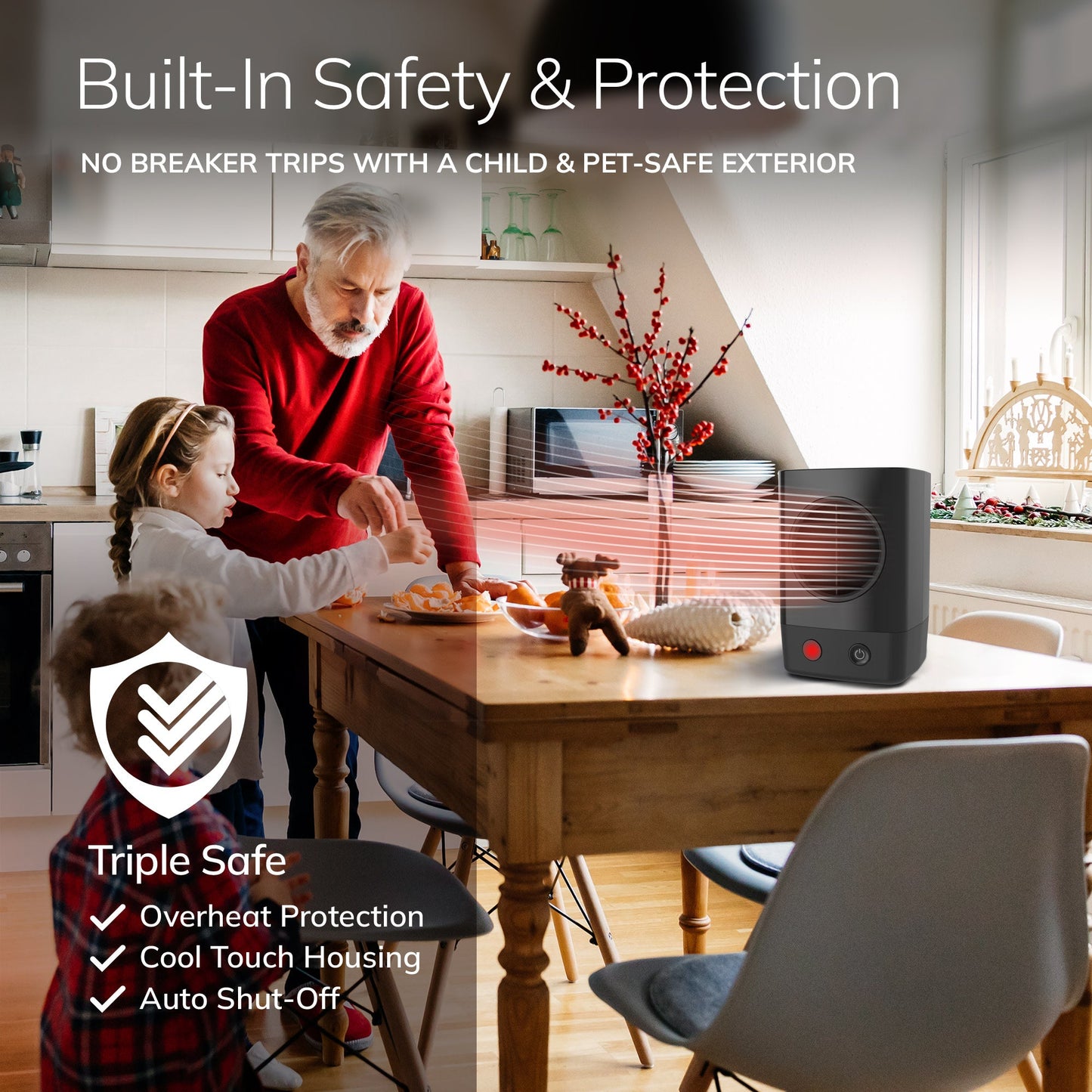 Lasko MyHeat? Mini Personal Ceramic Heater (black)