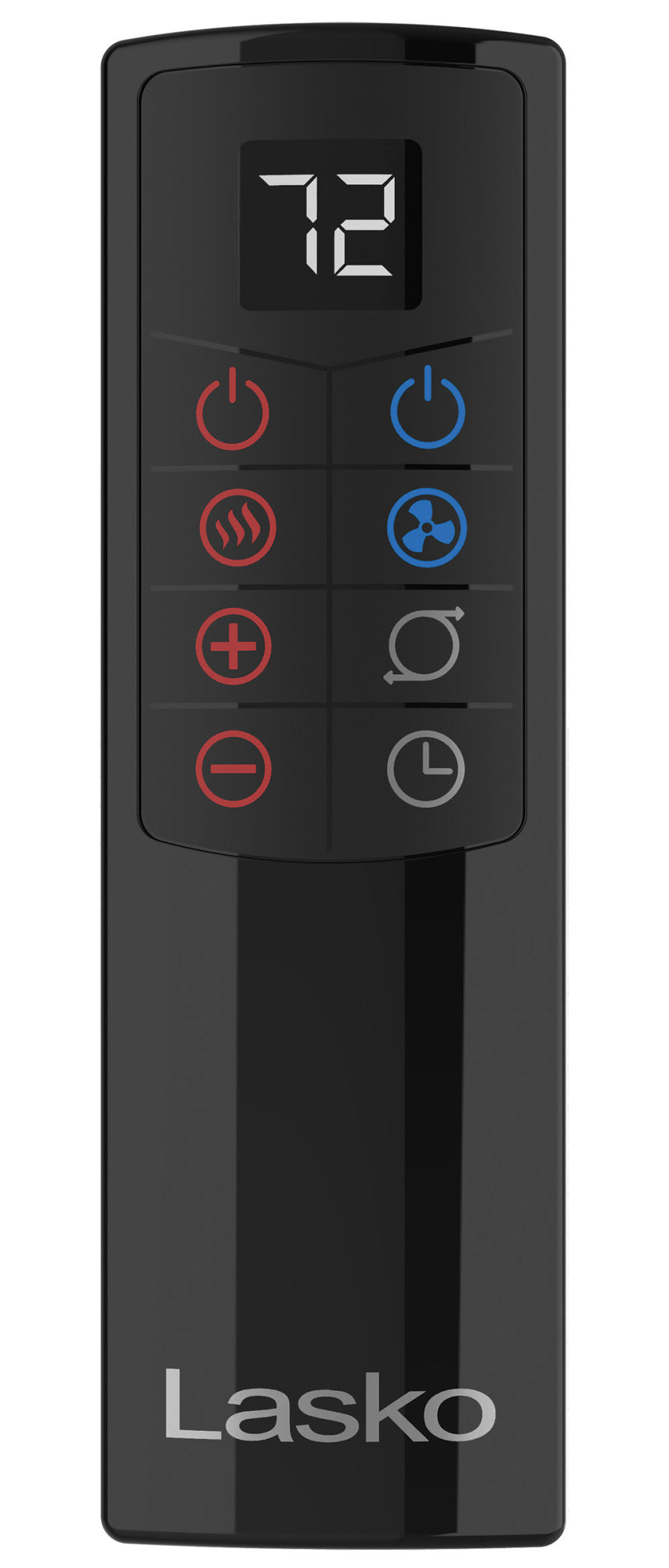 Lasko 1500W Electric Oscillating All Season Tower Fan and Space Heater with Remote, FHV801, Black